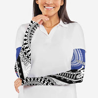 Fiji an Samoa Rugby Custom Arm Sleeves Flying Fijians Manu Samoa Together Pacific - Polynesian Pride