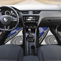 Fiji an Samoa Rugby Custom Car Mats Flying Fijians Manu Samoa Together Pacific - Polynesian Pride