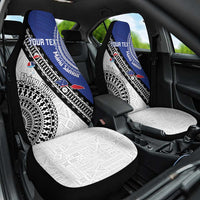 Fiji an Samoa Rugby Custom Car Seat Cover Flying Fijians Manu Samoa Together Pacific - Polynesian Pride