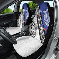 Fiji an Samoa Rugby Custom Car Seat Cover Flying Fijians Manu Samoa Together Pacific - Polynesian Pride