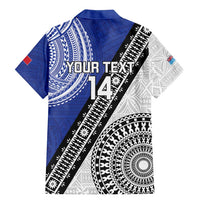 Fiji an Samoa Rugby Custom Family Matching Mermaid Dress and Hawaiian Shirt Flying Fijians Manu Samoa Together Pacific - Polynesian Pride