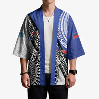 Fiji an Samoa Rugby Custom Kimono Flying Fijians Manu Samoa Together Pacific - Polynesian Pride