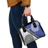 Fiji an Samoa Rugby Custom Shoulder Handbag Flying Fijians Manu Samoa Together Pacific - Polynesian Pride