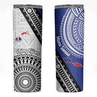 Fiji an Samoa Rugby Skinny Tumbler Flying Fijians Manu Samoa Together Pacific - Polynesian Pride