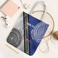 Fiji an Samoa Rugby Custom Tote Bag Flying Fijians Manu Samoa Together Pacific - Polynesian Pride