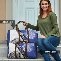 Fiji an Samoa Rugby Custom Travel Bag Flying Fijians Manu Samoa Together Pacific - Polynesian Pride