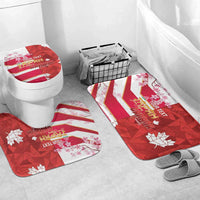 Canada and Japan Rugby Custom Bathroom Set Canucks Brave Blossoms Together Pacific - Polynesian Pride