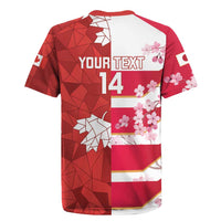 Canada and Japan Rugby Custom Rugby Jersey Canucks Brave Blossoms Together Pacific LT14 - Polynesian Pride
