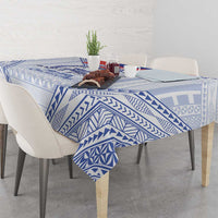 Queen Salote College 100 Years Personalized Tablecloth Tonga QSC Heilala Lei White Ngatu Pattern LT14 - Polynesian Pride