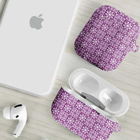 Poni Palaka Quilt Hawaii AirPods Case Hawaiian Tropical Monstera Sea Turtle LT14 - Polynesian Pride
