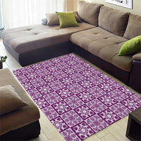 Poni Palaka Quilt Hawaii Area Rug Hawaiian Tropical Monstera Sea Turtle LT14 - Polynesian Pride