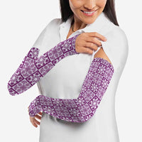 Poni Palaka Quilt Hawaii Arm Sleeves Hawaiian Tropical Monstera Sea Turtle LT14 - Polynesian Pride