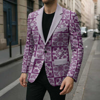 Poni Palaka Quilt Hawaii Blazer Hawaiian Tropical Monstera Sea Turtle LT14 - Polynesian Pride