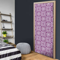 Poni Palaka Quilt Hawaii Door Cover Hawaiian Tropical Monstera Sea Turtle LT14 - Polynesian Pride