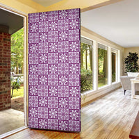 Poni Palaka Quilt Hawaii Door Cover Hawaiian Tropical Monstera Sea Turtle LT14 - Polynesian Pride