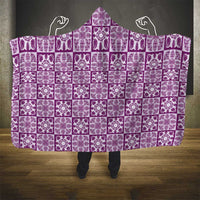Poni Palaka Quilt Hawaii Hooded Blanket Hawaiian Tropical Monstera Sea Turtle LT14 - Polynesian Pride