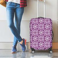 Poni Palaka Quilt Hawaii Luggage Cover Hawaiian Tropical Monstera Sea Turtle LT14 - Polynesian Pride