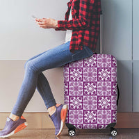 Poni Palaka Quilt Hawaii Luggage Cover Hawaiian Tropical Monstera Sea Turtle LT14 - Polynesian Pride