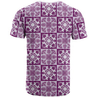 Poni Palaka Quilt Hawaii T Shirt Hawaiian Tropical Monstera Sea Turtle LT14 - Polynesian Pride