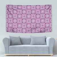 Poni Palaka Quilt Hawaii Tapestry Hawaiian Tropical Monstera Sea Turtle LT14 - Polynesian Pride