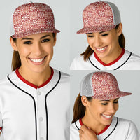 Ulaula Palaka Quilt Hawaii Baseball Net Cap Hawaiian Tropical Monstera Sea Turtle LT14 - Polynesian Pride