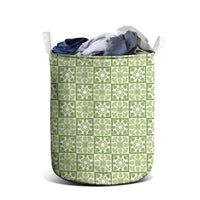 Omaomao Palaka Quilt Hawaii Laundry Basket Hawaiian Tropical Monstera Sea Turtle LT14 - Polynesian Pride