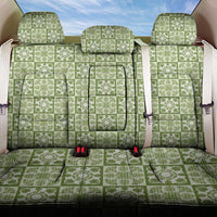 Omaomao Palaka Quilt Hawaii Back Car Seat Cover Hawaiian Tropical Monstera Sea Turtle LT14 One Size Green - Polynesian Pride