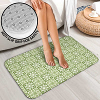 Omaomao Palaka Quilt Hawaii Bathroom Set Hawaiian Tropical Monstera Sea Turtle LT14 - Polynesian Pride