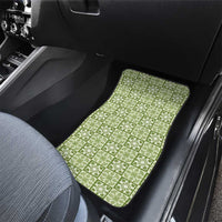 Omaomao Palaka Quilt Hawaii Car Mats Hawaiian Tropical Monstera Sea Turtle LT14 - Polynesian Pride