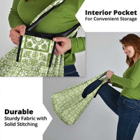 Omaomao Palaka Quilt Hawaii Grocery Bag Hawaiian Tropical Monstera Sea Turtle LT14 - Polynesian Pride