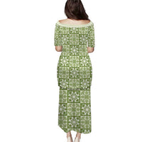 Omaomao Palaka Quilt Hawaii Puletasi Hawaiian Tropical Monstera Sea Turtle LT14 - Polynesian Pride