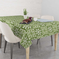 Omaomao Palaka Quilt Hawaii Tablecloth Hawaiian Tropical Monstera Sea Turtle LT14 - Polynesian Pride