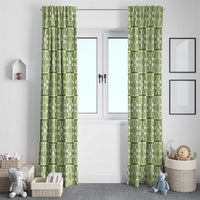 Omaomao Palaka Quilt Hawaii Window Curtain Hawaiian Tropical Monstera Sea Turtle LT14 - Polynesian Pride