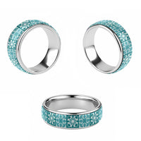 Cyan Palaka Quilt Hawaii Classic Ring Hawaiian Tropical Monstera Sea Turtle LT14 - Polynesian Pride