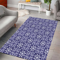 Polu Palaka Quilt Hawaii Area Rug Hawaiian Tropical Monstera Sea Turtle LT14 - Polynesian Pride