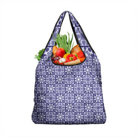 Polu Palaka Quilt Hawaii Grocery Bag Hawaiian Tropical Monstera Sea Turtle LT14 1-pack One Size Blue - Polynesian Pride