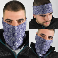 Polu Palaka Quilt Hawaii Neck Gaiter Hawaiian Tropical Monstera Sea Turtle LT14 - Polynesian Pride