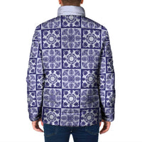 Polu Palaka Quilt Hawaii Padded Jacket Hawaiian Tropical Monstera Sea Turtle LT14 - Polynesian Pride