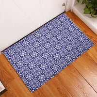 Polu Palaka Quilt Hawaii Rubber Doormat Hawaiian Tropical Monstera Sea Turtle LT14 - Polynesian Pride