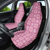 Akala Palaka Quilt Hawaii Car Seat Cover Hawaiian Tropical Monstera Sea Turtle LT14 - Polynesian Pride