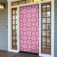 Akala Palaka Quilt Hawaii Door Cover Hawaiian Tropical Monstera Sea Turtle LT14 - Polynesian Pride