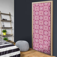 Akala Palaka Quilt Hawaii Door Cover Hawaiian Tropical Monstera Sea Turtle LT14 - Polynesian Pride