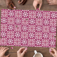 Akala Palaka Quilt Hawaii Puzzle Hawaiian Tropical Monstera Sea Turtle LT14 - Polynesian Pride