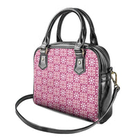 Akala Palaka Quilt Hawaii Shoulder Handbag Hawaiian Tropical Monstera Sea Turtle LT14 - Polynesian Pride