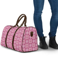 Akala Palaka Quilt Hawaii Travel Bag Hawaiian Tropical Monstera Sea Turtle LT14 - Polynesian Pride