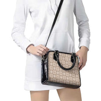 Beige Palaka Quilt Hawaii Shoulder Handbag Hawaiian Tropical Monstera Sea Turtle LT14 - Polynesian Pride