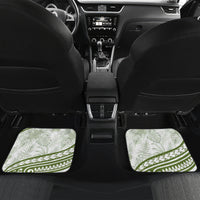 Lime Green Polynesia Car Mats Polynesian Turtle Shark Tattoo Tropical Vintage LT14 Set 2pcs - Back Lime Green - Polynesian Pride