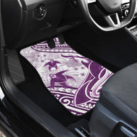 Purple Polynesia Car Mats Polynesian Turtle Shark Tattoo Tropical Vintage LT14 - Polynesian Pride