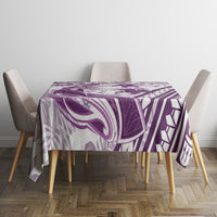 Purple Polynesia Tablecloth Polynesian Turtle Shark Tattoo Tropical Vintage LT14 - Polynesian Pride