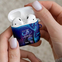 Polynesia Jellyfish Memorial Personalised AirPods Case Infinity Jellies Polynesian Pattern LT14 - Polynesian Pride